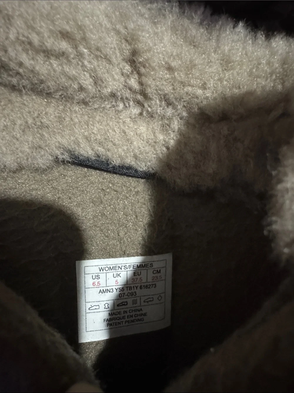 The North Face Gray and Black Insulated Shearling-Trim Winter Boots